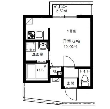 ＲＥＭＡＳＡ大井町の物件間取画像